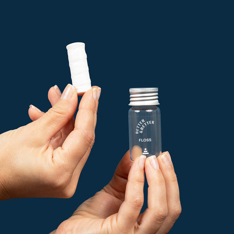 Natural Floss Glass Jar Better & Better