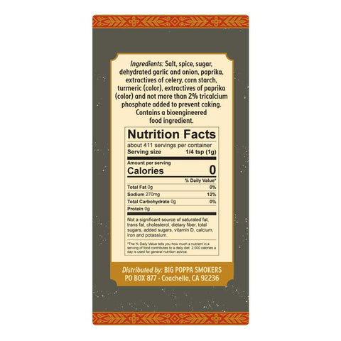 Big Poppa's Little Louie's Garlic Pepper Seasoning - 14.5oz