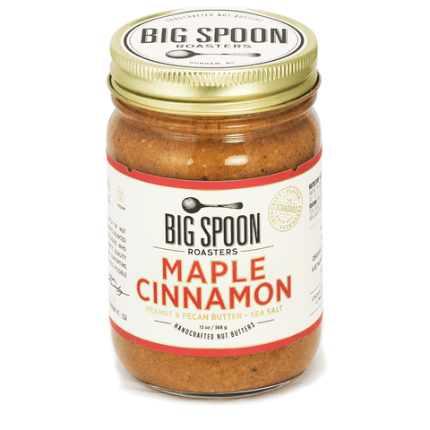 Maple Cinnamon Peanut & Pecan Nut Butter 13OZ Big Spoon Roasters