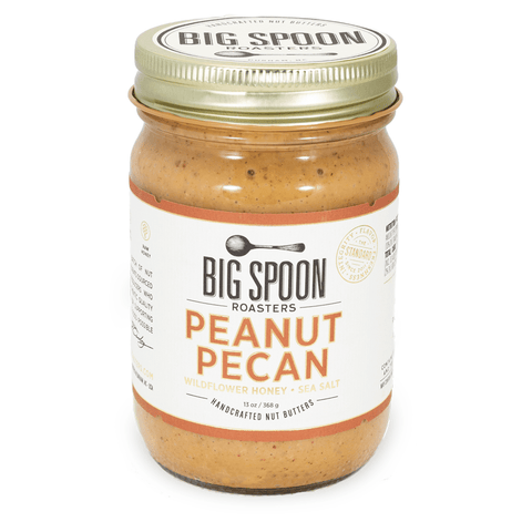 Peanut Pecan Nut Butter 10OZ Big Spoon Roasters