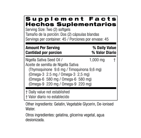 Bio Nutrition Black Seed Oil