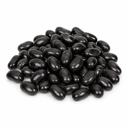 Black Jelly Beans – Berry Flavored – Bulk Value Bag