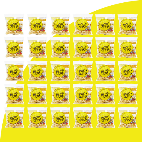 Bjorn Qorn Popcorn 1oz Bags 30 Pack Case