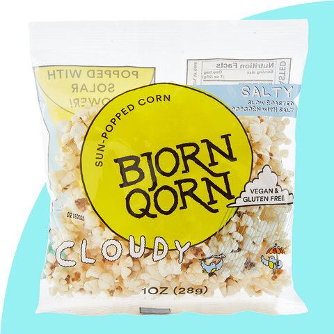 Bjorn Qorn Mix Popcorn Bags 15-Pack Snack Popcorn Case Bjorn Qorn
