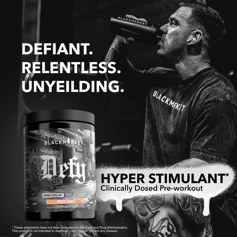 BlackMarket Labs DEFY Hyper-Stimulant Pre-Workout