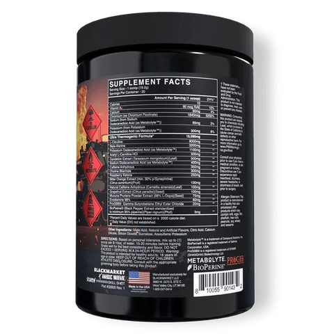 Blackmarket X Anabolic Warfare Scorch Pre Workout