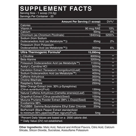 Blackmarket X Anabolic Warfare Scorch Pre Workout