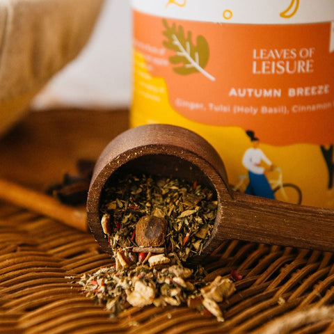 Blanket Blends Cozy Autumn Winter Tea Gift Set Leaves of Leisure