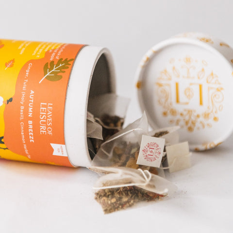 Blanket Blends Cozy Autumn Winter Tea Gift Set Leaves of Leisure