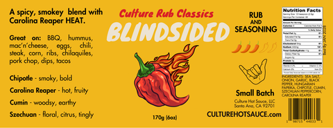 Blindsided Rub Extreme Heat Seasoning Blend