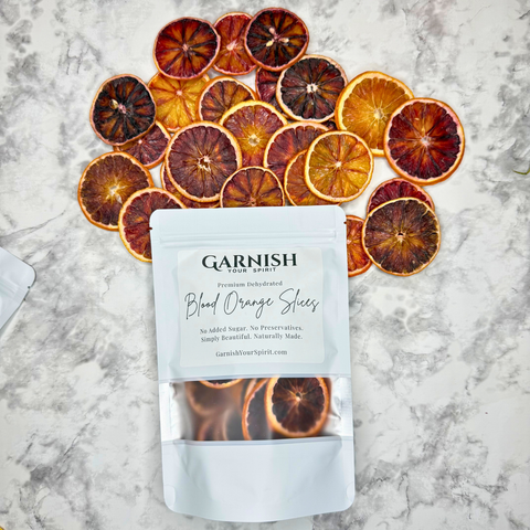 Dehydrated Blood Orange Slices Dried Blood Oranges for Bar & Decor