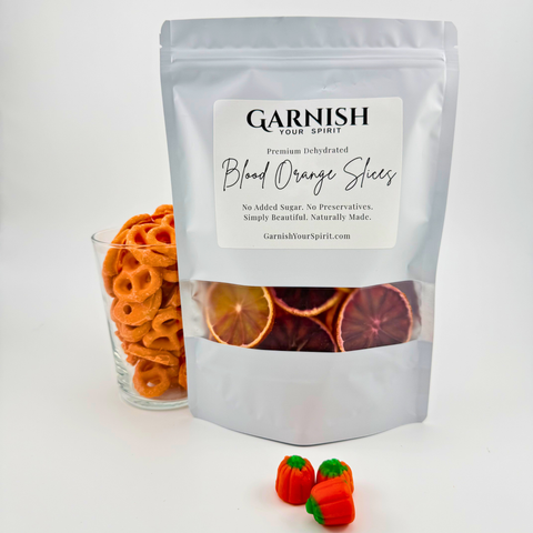 Dehydrated Blood Orange Slices Dried Blood Oranges for Bar & Decor