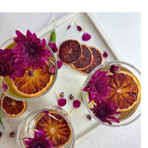 Dehydrated Blood Orange Slices Dried Blood Oranges for Bar & Decor