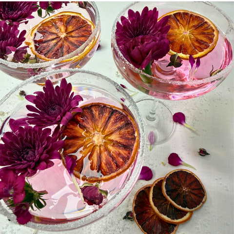 Dehydrated Blood Orange Slices Dried Blood Oranges for Bar & Decor