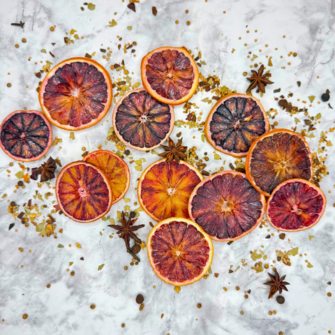 Dehydrated Blood Orange Slices Dried Blood Oranges for Bar & Decor