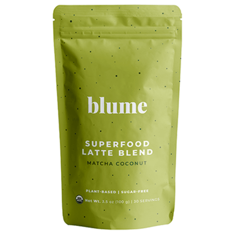 Matcha Coconut Superfood Latte Powder 100G 30CT blume