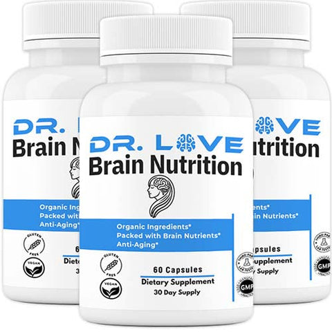 Brain Nutrition Essential Vitamins and Minerals Supplement Bundle Dr. Robert Love's Supplements
