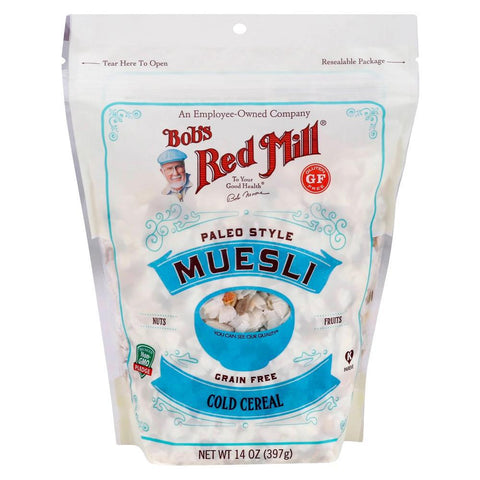 Paleo Muesli Grain-Free Cereal 14OZ Bob's Red Mill