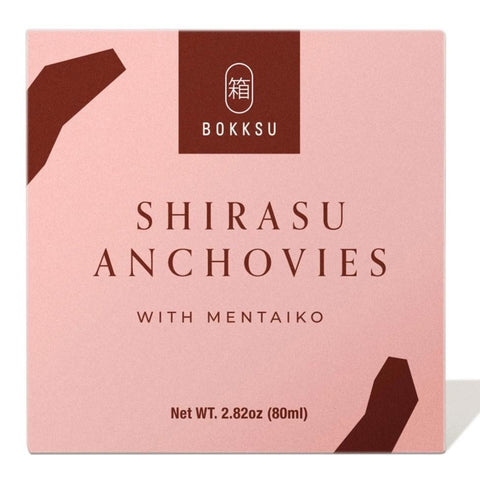 Shirasu Anchovies w Mentaiko 80ML Japanese Delicacy Bokksu