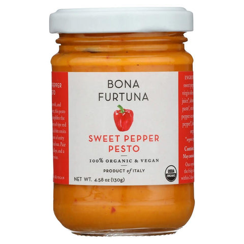 Sweet Pepper Organic Pesto 130G Bona Furtuna