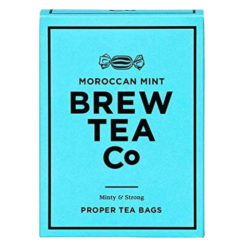 Moroccan Mint Strong Gunpowder Green Tea Bags 15CT Brew Tea Co.