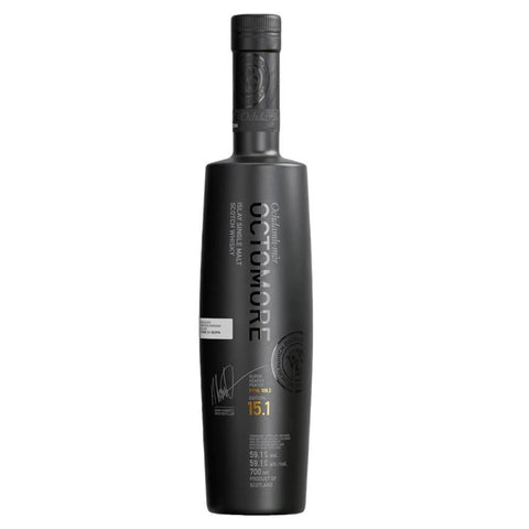 Octomore 15.1 Super Heavily Peated Islay Scotch Whisky Bruichladdich Distillery 700ML