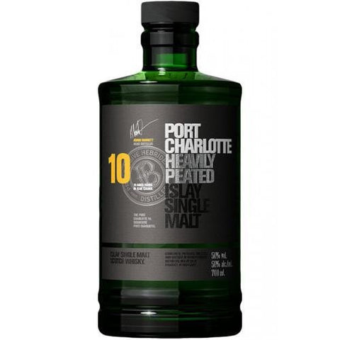 Heavily Peated 10yr Islay Single Malt Scotch Bruichladdich Distillery Port Charlotte