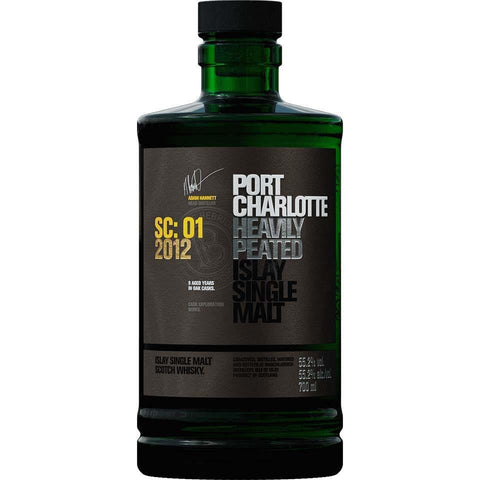 Port Charlotte SC:01 2012 Heavily Peated Sherry Cask Islay Scotch Bruichladdich