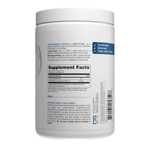 Creatine Monohydrate Powder Pure Micronized Supplement Bucked Up
