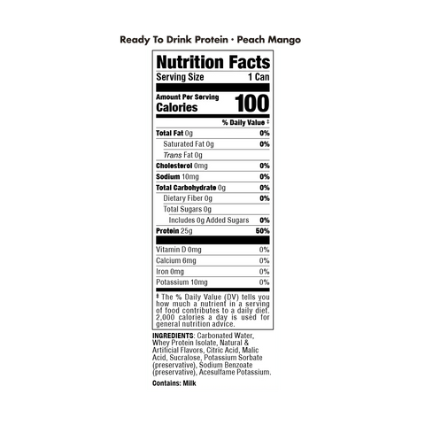 Bucked Up Lightly Carbonated Protein Drink