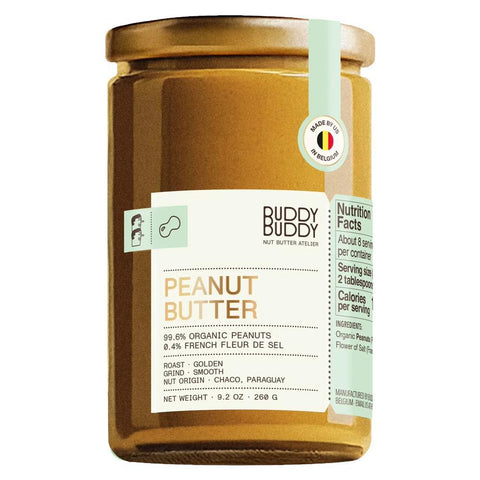 Peanut Butter Organic Nut Butter 260G BUDDY BUDDY
