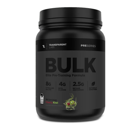 Transparent Labs Bulk Black Elite Pre Workout- 30 Servings