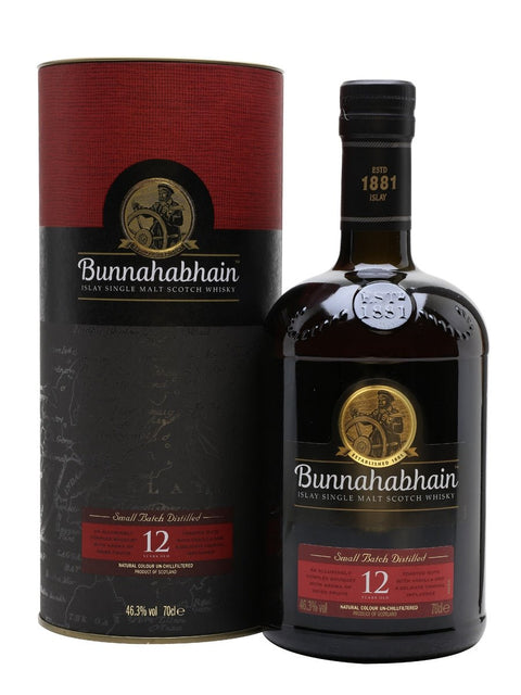 Single Malt Scotch Lightly Peated 12yr Whisky Bunnahabhain