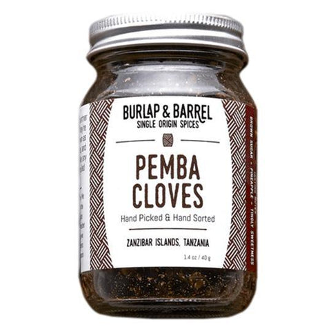 Pemba Cloves Large Size Spice Burlap & Barrel
