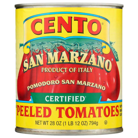 Certified San Marzano Tomatoes 28 oz Premium Italian Canned Tomatoes CENTO