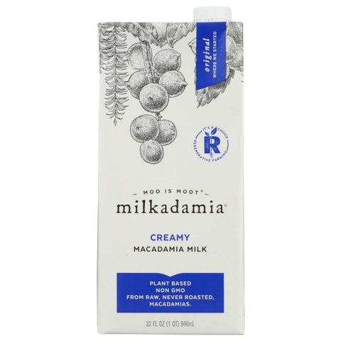 Macadamia Milk Creamy 32 fl oz Milkadamia