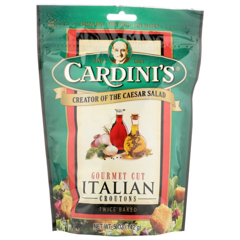 Gourmet Cut Italian Cheese Garlic Croutons 5 oz CARDINI'S