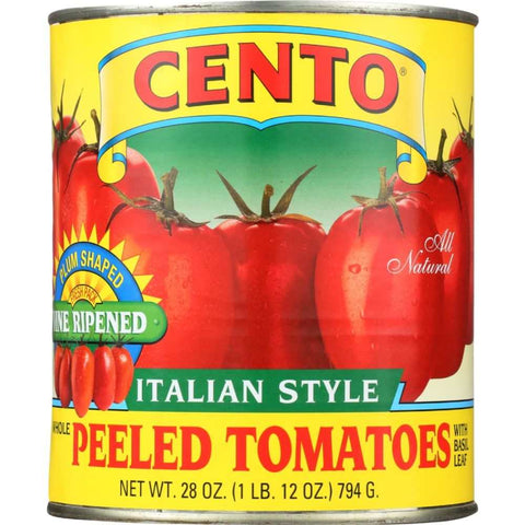 CENTO Italian Style Whole Peeled Tomatoes 28 oz Can