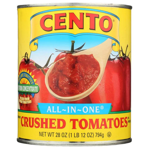 Crushed Tomatoes All In One 28 oz For Chili Marinara Recipes CENTO