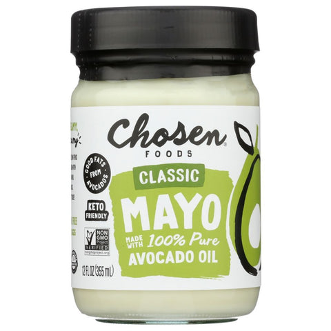Avocado Oil Classic Mayo 12 oz CHOSEN FOODS