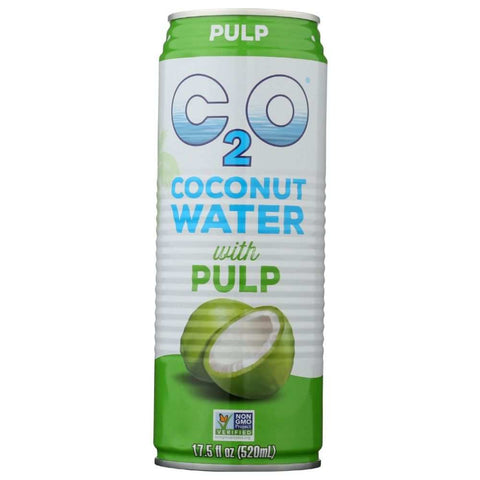 C2O Hydrating All-Natural Pulp Coconut Water Drink 17.5oz
