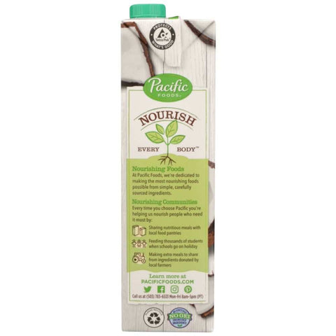 Original Organic Coconut Milk 32 fl oz Non-Dairy Pacific Foods