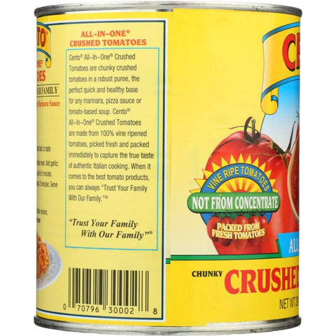 Crushed Tomatoes All In One 28 oz For Chili Marinara Recipes CENTO