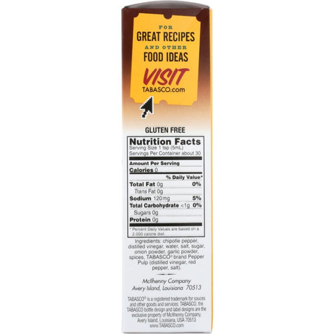 Chipotle Pepper Sauce 5 oz Hot Sauce TABASCO