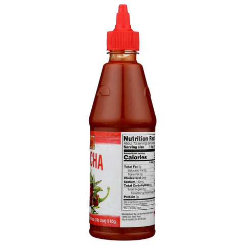 Sriracha Chili Sauce 18 oz Hot Sauce Lee Kum Kee