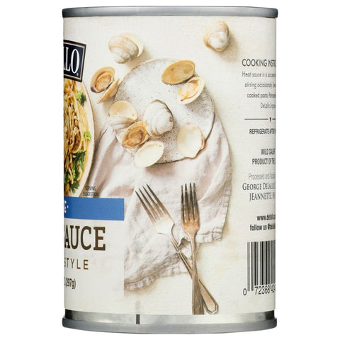 White Clam Sauce Ready to Serve Pasta Sauce DELALLO