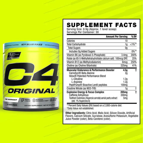 C4 Original Pre workout Powder