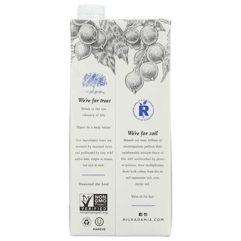 Macadamia Milk Creamy 32 fl oz Milkadamia