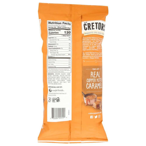 Caramel Corn Copper Kettle Crafted Snack GH CRETORS 8oz