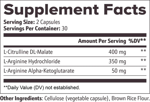 L-Citrulline & L-Arginine Performance Amino Acid Stack